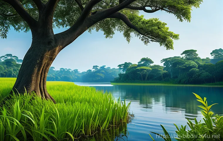 생물다양성 보전 관련 법규 및 정책 - **Prompt 2: Community Conservation in Action**
    "A heartwarming scene of a diverse Bangladeshi co...